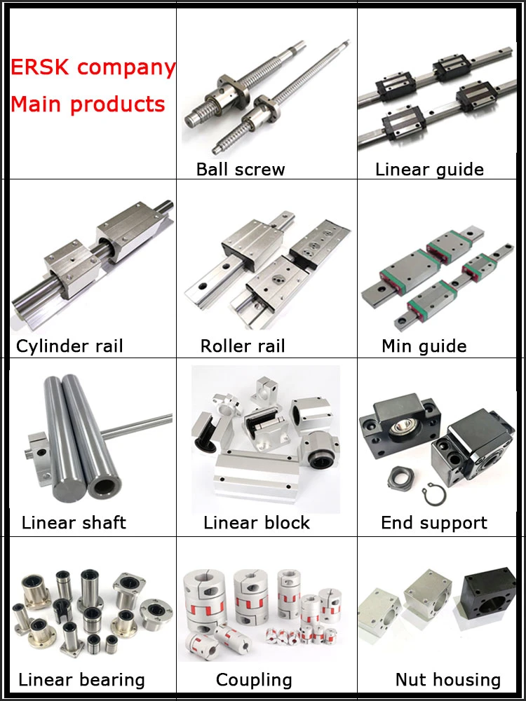 15 Years Professional Chinese Factory Offer CF53 Material C7 Tolerance Customized Ballscrew Shaft End Machinized Linear Motion Ball Screw