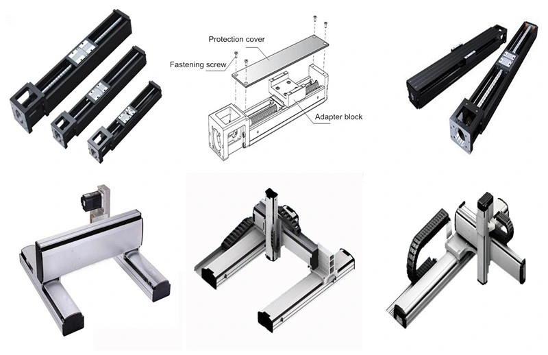 20210 New C5 Ball Screw Driven Linear Motion Stage for Motorized Xyz Table +/-0.003mm